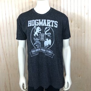Hogwarts Crest Short Sleeve Tee - Dark Gray